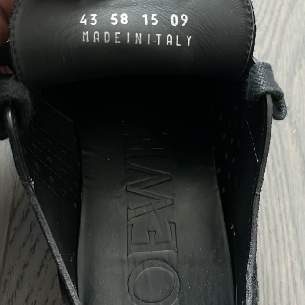 Mens Loewe Suede Sneakers - Picture 3 of 3
